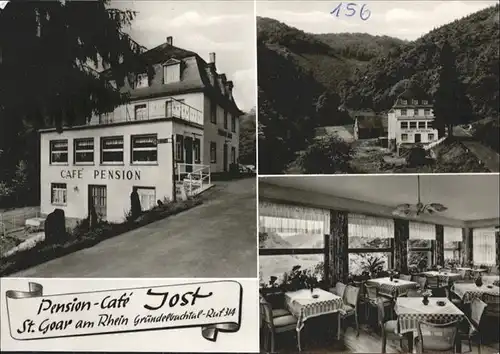 St Goar Pension Cafe Jost  / Sankt Goar /Rhein-Hunsrueck-Kreis LKR