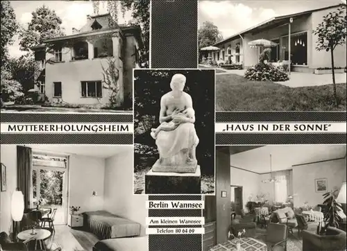 Wannsee Muettererholungsheim Haus in der Sonne / Berlin /Berlin Stadtkreis