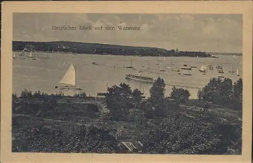 Wannsee Wannsee Boote Dampfer / Berlin /Berlin Stadtkreis