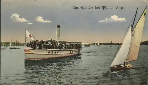 Wannsee Havelpartie Pfaueninsel Dampfer / Berlin /Berlin Stadtkreis