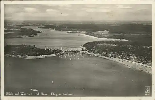 Wannsee Wannsee und Havel Luftbild / Berlin /Berlin Stadtkreis