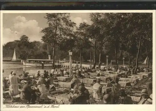 Wannsee Wirtshaus zur Pfaueninsel / Berlin /Berlin Stadtkreis