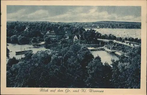 Wannsee Grosser und Kleiner Wannsee / Berlin /Berlin Stadtkreis