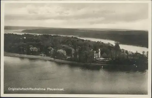 Wannsee Pfaueninsel Luftbild / Berlin /Berlin Stadtkreis