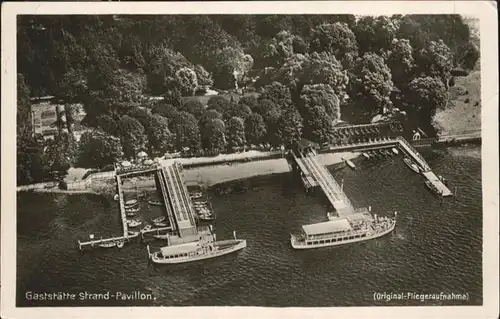 Wannsee Gaststaette Strand-Pavillon Fliegeraufnahme / Berlin /Berlin Stadtkreis