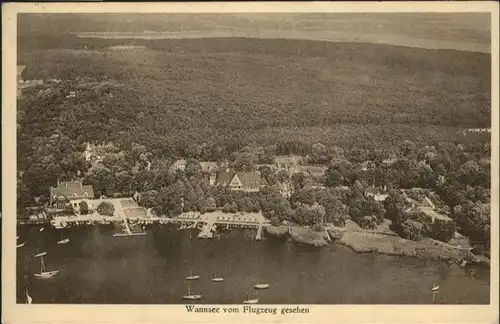 Wannsee Wannsee Luftbild / Berlin /Berlin Stadtkreis