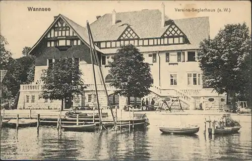 Wannsee Vereins-Seglerhaus / Berlin /Berlin Stadtkreis