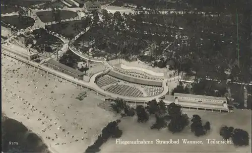 Wannsee Strandbad Wannsee Fliegeraufnahme / Berlin /Berlin Stadtkreis