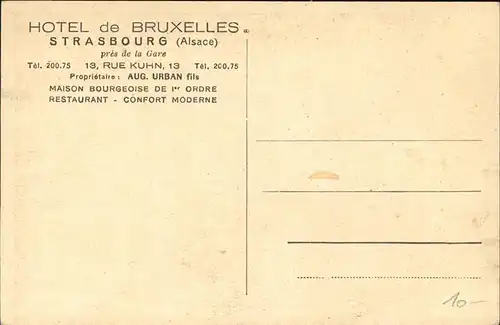 Strasbourg Alsace Hotel de Bruxelles / Strasbourg /Arrond. de Strasbourg-Ville
