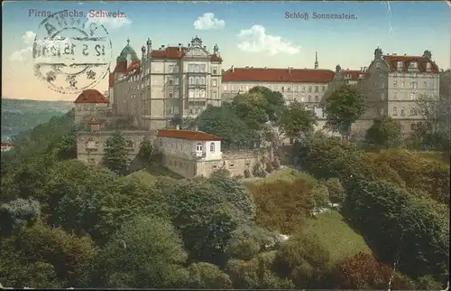Pirna Schloss Sonnenstein saechsische Schweiz Feldpost / Pirna /Saechsische Schweiz-Osterzgebirge LKR