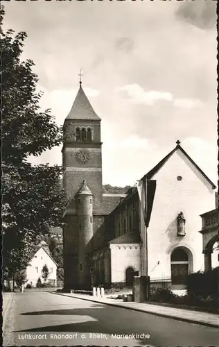 Rhoendorf Luftkurort Marienkirche / Bad Honnef /Rhein-Sieg-Kreis LKR