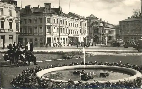 Meiningen Thueringen Platz der Republik Brunnen / Meiningen /Schmalkalden-Meiningen LKR