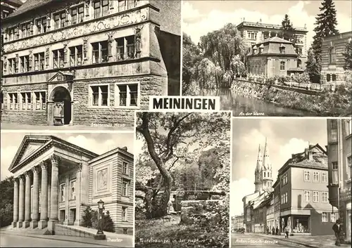 Meiningen Thueringen Theater Anton Ullrich Strasse / Meiningen /Schmalkalden-Meiningen LKR