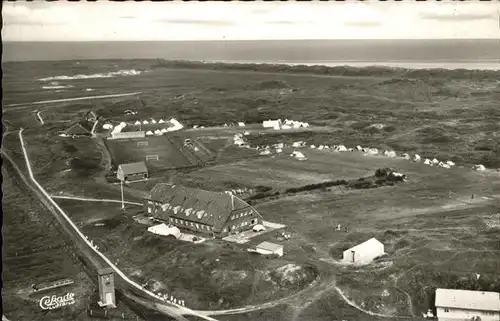 Langeoog Nordseebad Fliegeraufnahme Jugendherberge  / Langeoog /Wittmund LKR