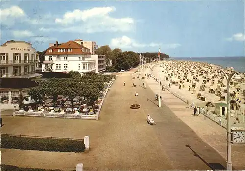 Travemuende Ostseebad Promenade Strand / Luebeck /Luebeck Stadtkreis