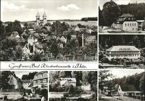Bad Klosterlausnitz Walkmuehle Schoessersmuehle Meuschkensmuehle Amtsschreibermuehle / Bad Klosterlausnitz /Saale-Holzland-Kreis LKR