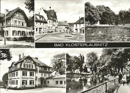 Bad Klosterlausnitz Markt Kurhotel Koppe Schwanenteich Bad / Bad Klosterlausnitz /Saale-Holzland-Kreis LKR