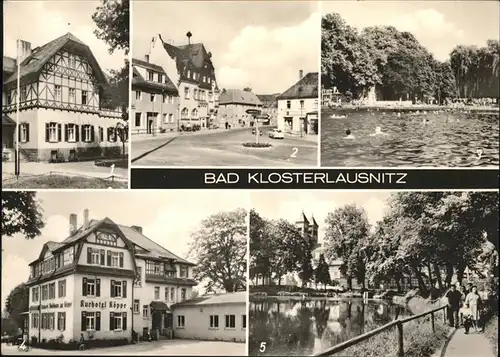 Bad Klosterlausnitz Bad Schwanenteich Markt Kurhotel Koeppe / Bad Klosterlausnitz /Saale-Holzland-Kreis LKR