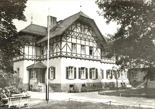 Bad Klosterlausnitz Eigenheim des Sanatoriums Dr. Friedrich Wolf / Bad Klosterlausnitz /Saale-Holzland-Kreis LKR