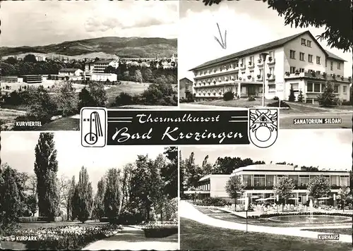 Bad Krozingen Thrmalkurort
Sanatorium Siloah
Kurhaus / Bad Krozingen /Breisgau-Hochschwarzwald LKR