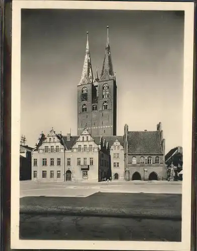 Stendal Marktplatz Marienkirche Rathaus / Stendal /Stendal LKR