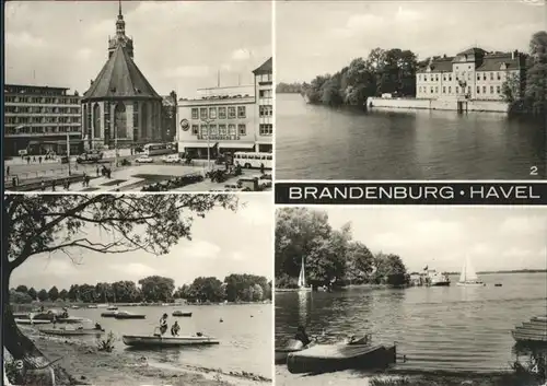 Brandenbur Havel Molkemarkt Schloss Plaue Bootsliegeplatz Malge /  /