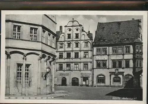 Goerlitz Sachsen Untermarkt Baeckerei Glaserei / Goerlitz /Goerlitz LKR