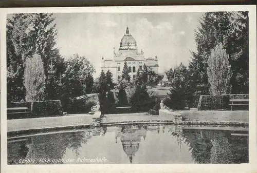 Goerlitz Sachsen Ruhmeshalle Brunnen / Goerlitz /Goerlitz LKR