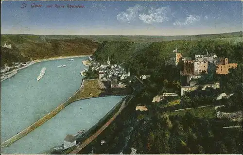 St Goar Ruine Rheinfels / Sankt Goar /Rhein-Hunsrueck-Kreis LKR