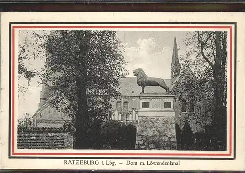 Ratzeburg Dom
Loewendenkmal / Ratzeburg /Herzogtum Lauenburg LKR