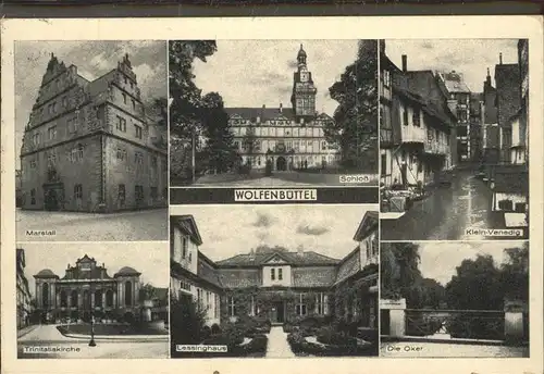 Wolfenbuettel Schloss, Klein-Venedig, Die Oker, Lessinghaus etc. / Wolfenbuettel /Wolfenbuettel LKR