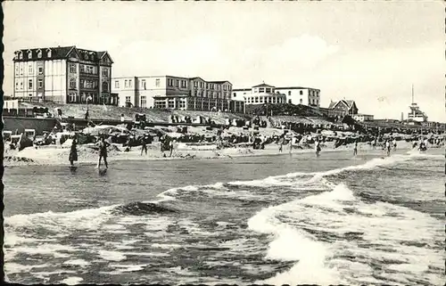 Wangerooge Nordseebad Strand / Wangerooge /Friesland LKR