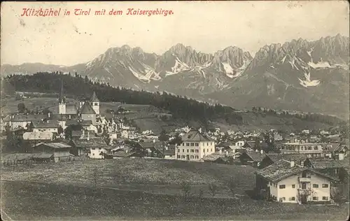 Kitzbuehel Tirol Gesamtansicht Kaisergebirge / Kitzbuehel /Tiroler Unterland