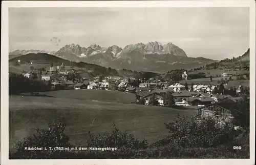 Kitzbuehel Tirol Gesamtansicht Kaisergebirge / Kitzbuehel /Tiroler Unterland