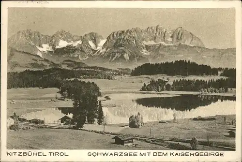 Kitzbuehel Tirol Schwarzsee Kaisergebirge / Kitzbuehel /Tiroler Unterland