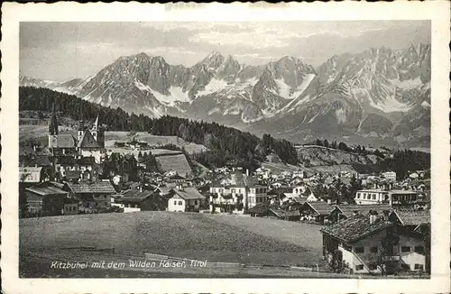 Kitzbuehel Tirol Gesamtansicht Wilder Kaiser / Kitzbuehel /Tiroler Unterland