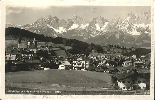 Kitzbuehel Tirol Gesamtansicht Wilder Kaiser / Kitzbuehel /Tiroler Unterland