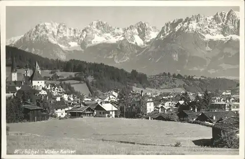 Kitzbuehel Tirol Gesamtansicht wilder Kaiser / Kitzbuehel /Tiroler Unterland