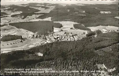 Friedenweiler Luftbild / Friedenweiler /Breisgau-Hochschwarzwald LKR