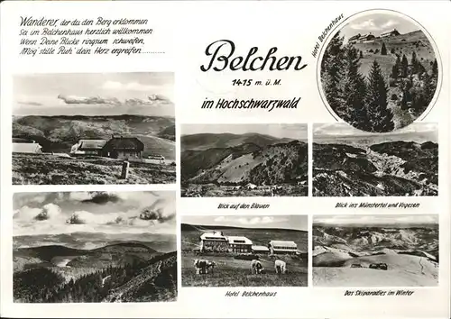 Belchen Baden Hotel Belchenhaus Muenstertal  Blauen / Neuenweg /Loerrach LKR