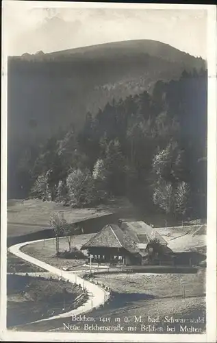 Belchen Baden Neue Belchenstrasse / Neuenweg /Loerrach LKR