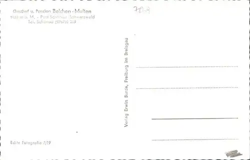 Belchen Baden Pension Belchen-Multen / Neuenweg /Loerrach LKR