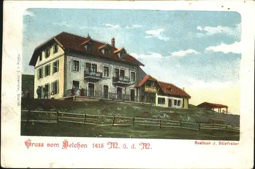 Belchen Baden Belchenhaus / Neuenweg /Loerrach LKR