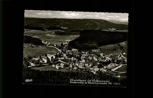 Friedenweiler Gesamtansicht / Friedenweiler /Breisgau-Hochschwarzwald LKR