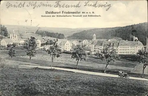 Friedenweiler Gesamtansicht / Friedenweiler /Breisgau-Hochschwarzwald LKR