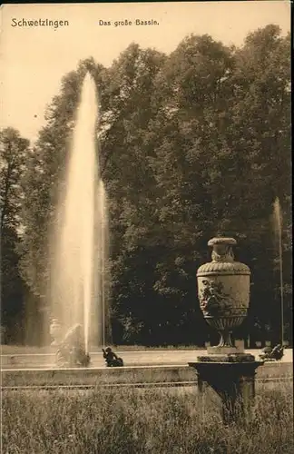 Schwetzingen Grosses Bassin / Schwetzingen /Heidelberg Stadtkreis