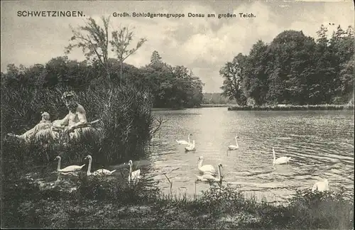 Schwetzingen Schlossgartengruppe Donau
Grosser Teich / Schwetzingen /Heidelberg Stadtkreis