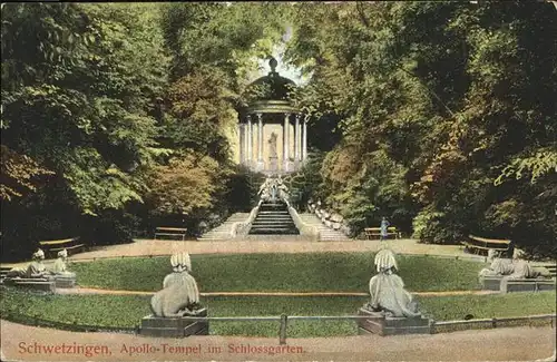 Schwetzingen Apollotempel / Schwetzingen /Heidelberg Stadtkreis