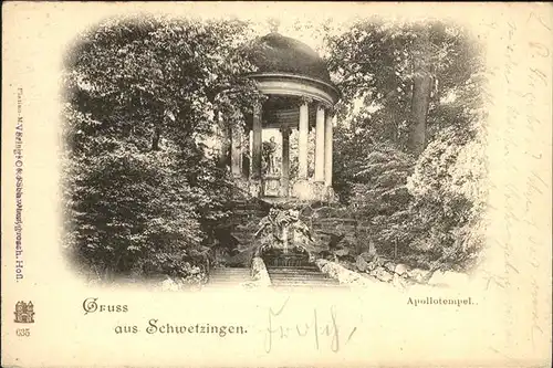 Schwetzingen Apollotempel / Schwetzingen /Heidelberg Stadtkreis