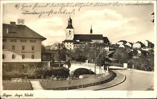 Regen Bruecke / Regen /Regen LKR